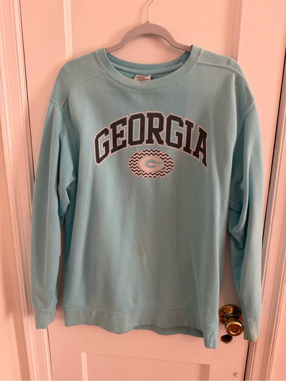 Comfort Colors Light Mint Georgia Crewneck Sweatshirt